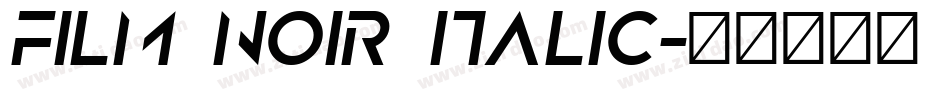 Film Noir Italic字体转换